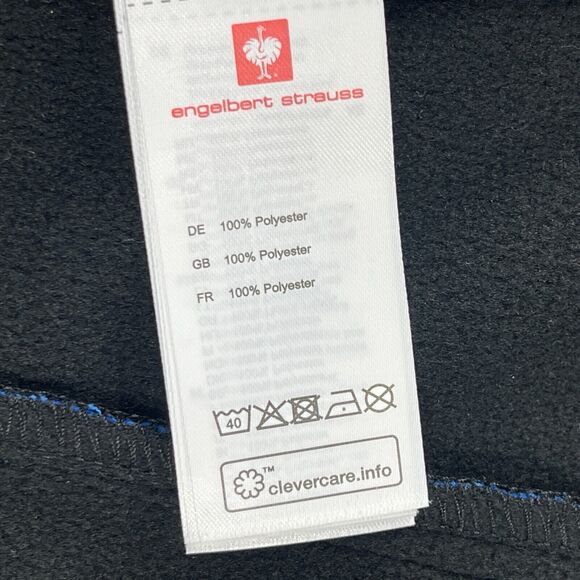 Engelbert Strauss Vest Womens Small Blue Fleece Lined Mock Neck Full Zip - Picture 10 of 13